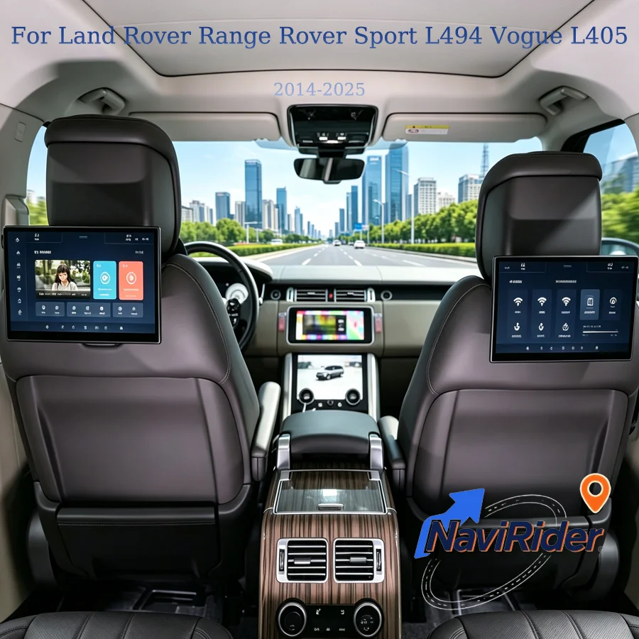 11.4Inch Android Headrest Rear Seat Entertainment Screen Carplay Auto For Land Rover Range Rover Sport L494 Vogue L405 2014‑2025