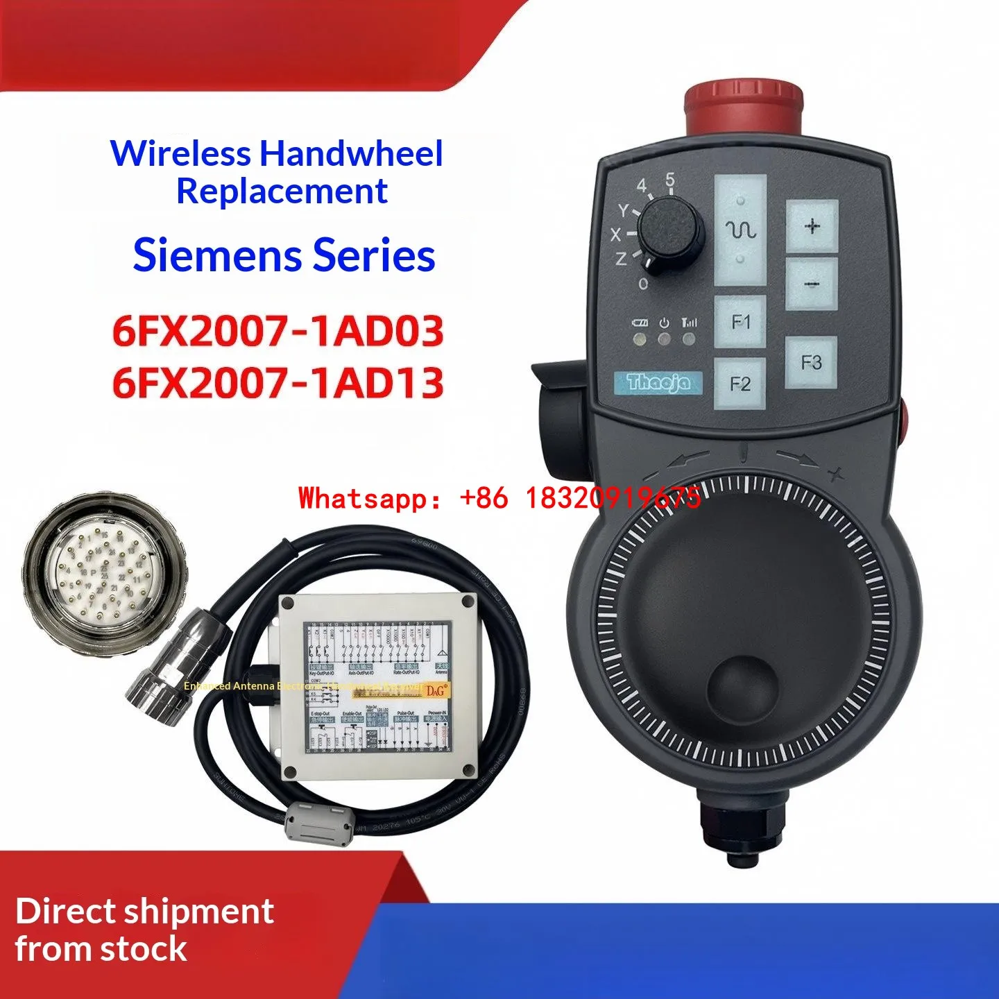 Cyclmotion CNC Siemens Dedicated Electronic Handwheel (MPG) 6FX2007-1AD03/1AD13 for 802D/840D/828D Systems