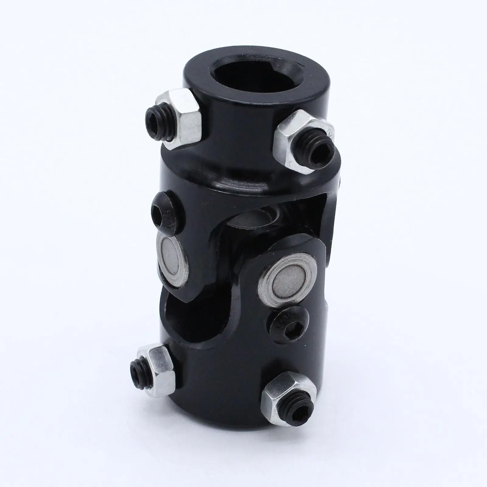 

1" DD x 3/4" DD Steering U Joint Coupler Repair Parts Easy to Install Professional Replacement High Performance Accessory Black