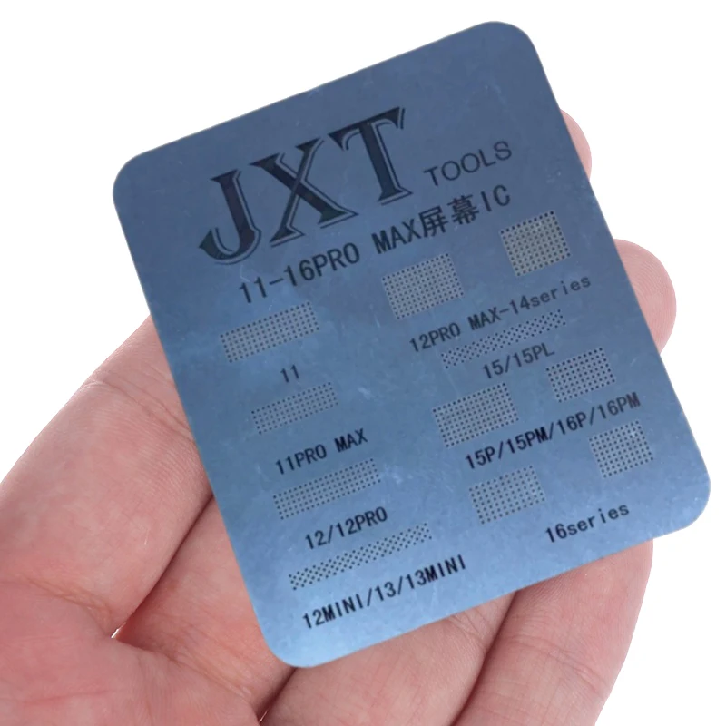 Universal BGA Reballing Stencil For IP 11 12 13 14 15 Pro Max Flex Screen Chip Steel Net LCD IC Protection