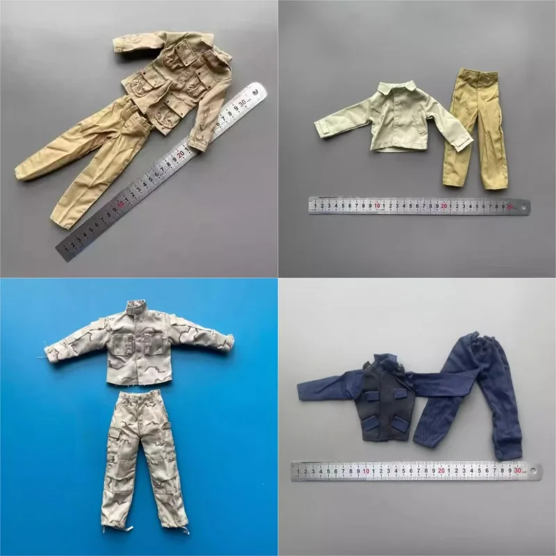 1/6 Scale Action Figures World War II U.S. Military Clothes Pants Various Styles Model for 12'' Toy Soldier Body Decoration