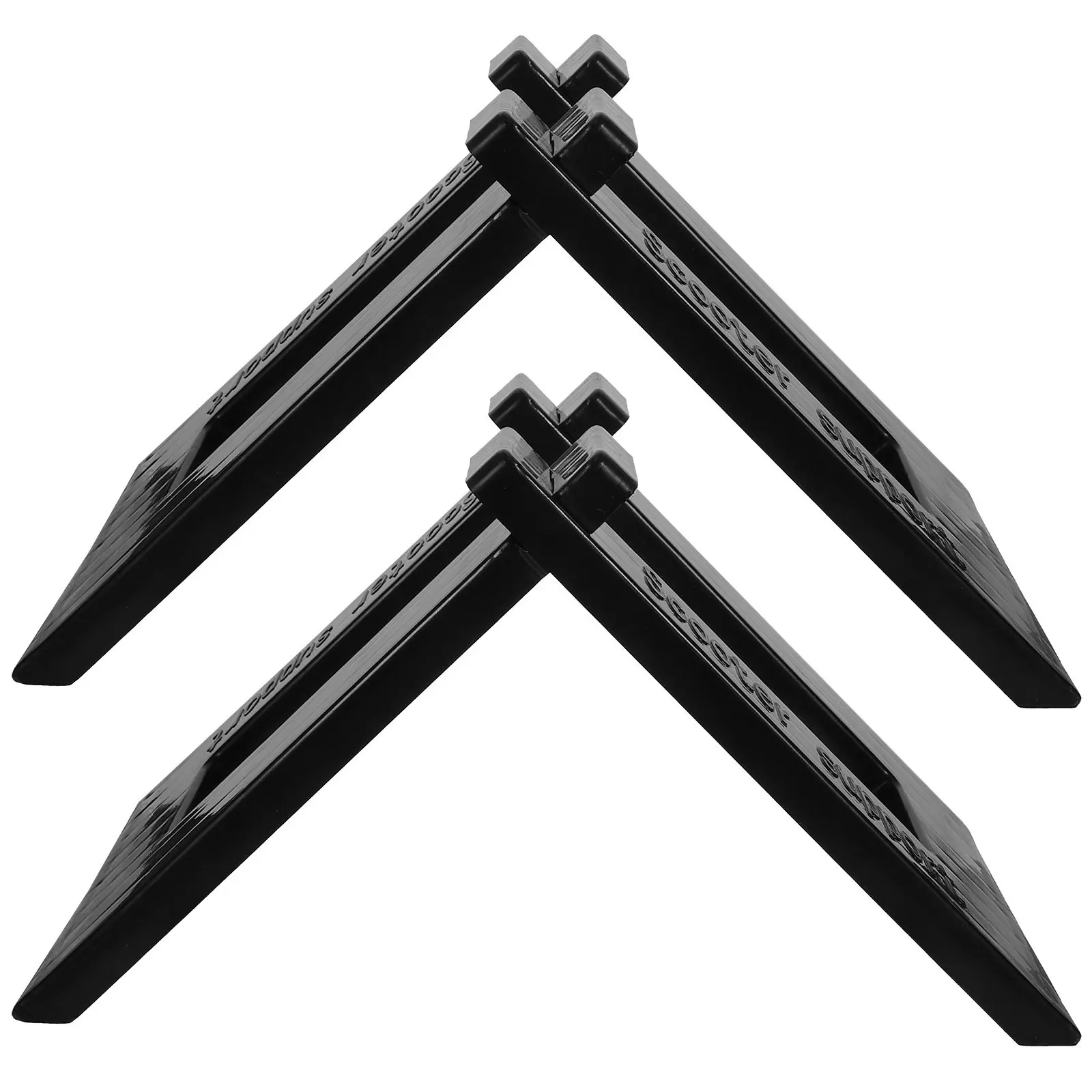 

2 шт. Пластиковая подставка для самоката DIY, портативный держатель для балансировочного велосипеда, опорная стойка для парковки самоката, пластиковый держатель для велосипеда