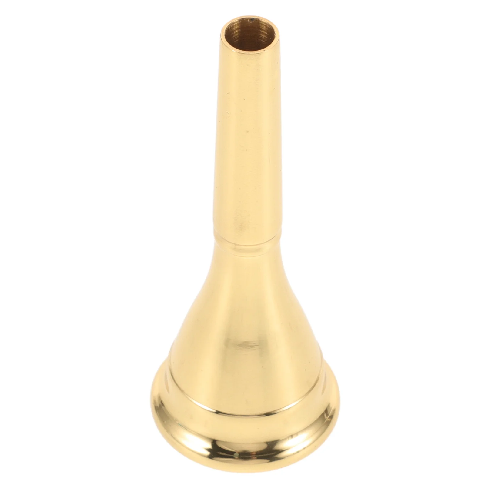 

Shiny Copper Alloy Horn Mouthpiece High Performance Metal French Horn Tip for Accurate Playability Easy Installation for Concert