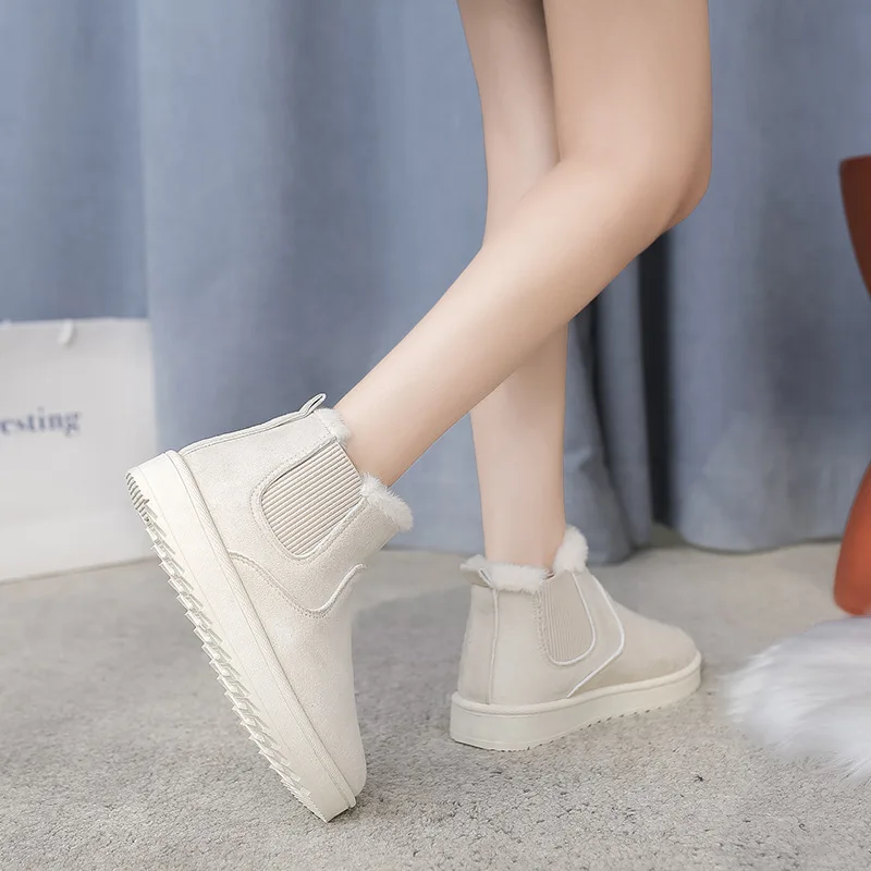 2024 Women Boots Winter Fashion Ankle Snow Boots Plush Keep Warm Comfortable Platform Shoes Zapatos De Mujer Shoes for Women