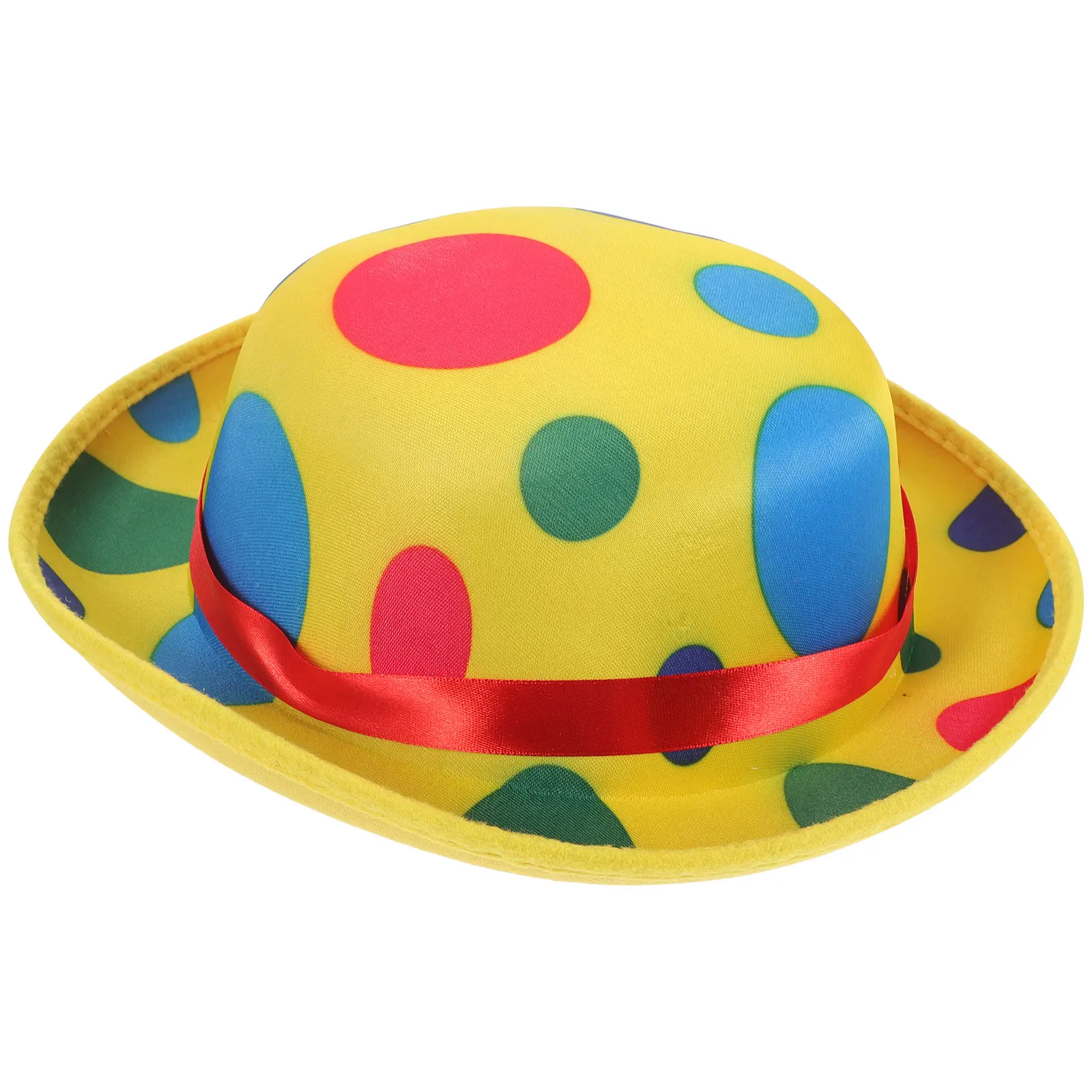 

Clown Hat Birthday Party Carnival Circus Kids Hats Cute Felt Comfortable Halloween Cosplay Costume Performance Prop Headwear