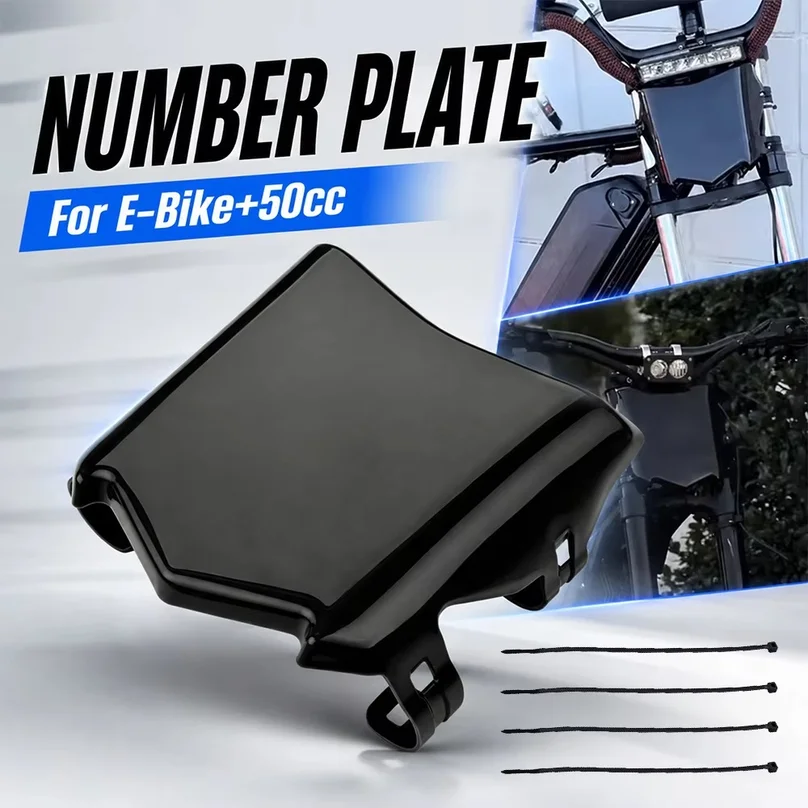 Electric Bike Front License Plate For Surron S X Motorcycle Accessories Number Plate For Stark Varg Talaria Sting Q20 Dirt EBike