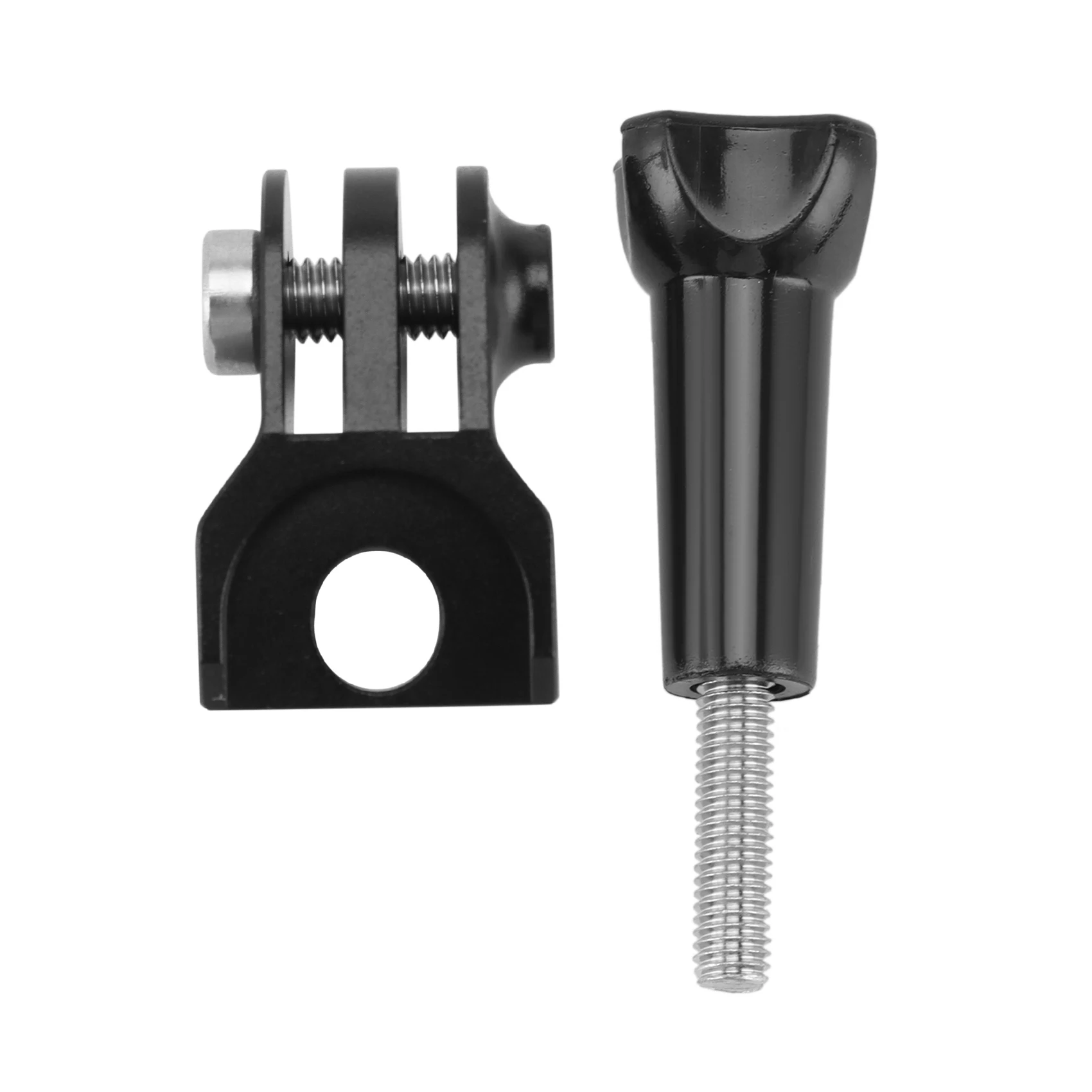 Supporto per fotocamera per Computer da bici per manubrio per bici pieghevole Brompton adatto per supporto per fotocamera sportiva Garmin Gopro, nero