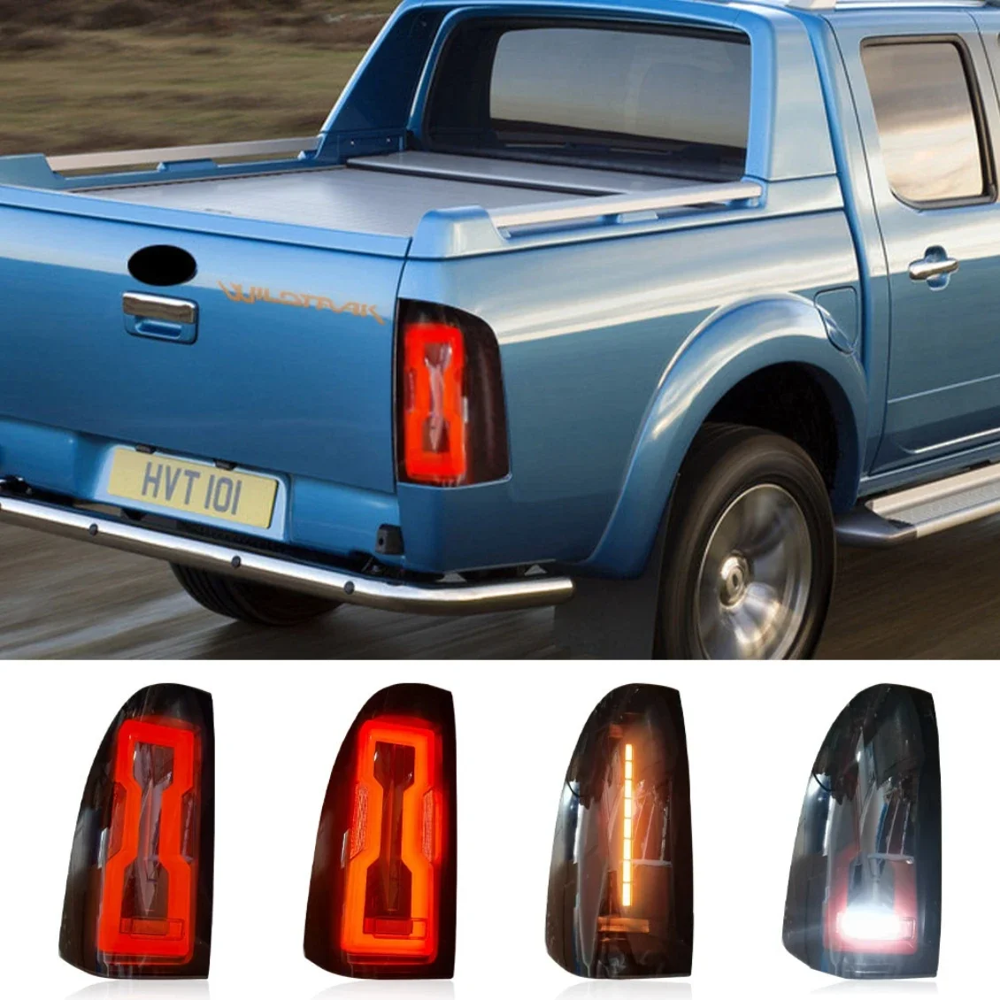 

For Ford Ranger 2005 2006 2007 - 2009 2010 2011 T5 Rear Driving Lamp Brake Light Reverse Light Turn Signal Car LED Tail Lamps