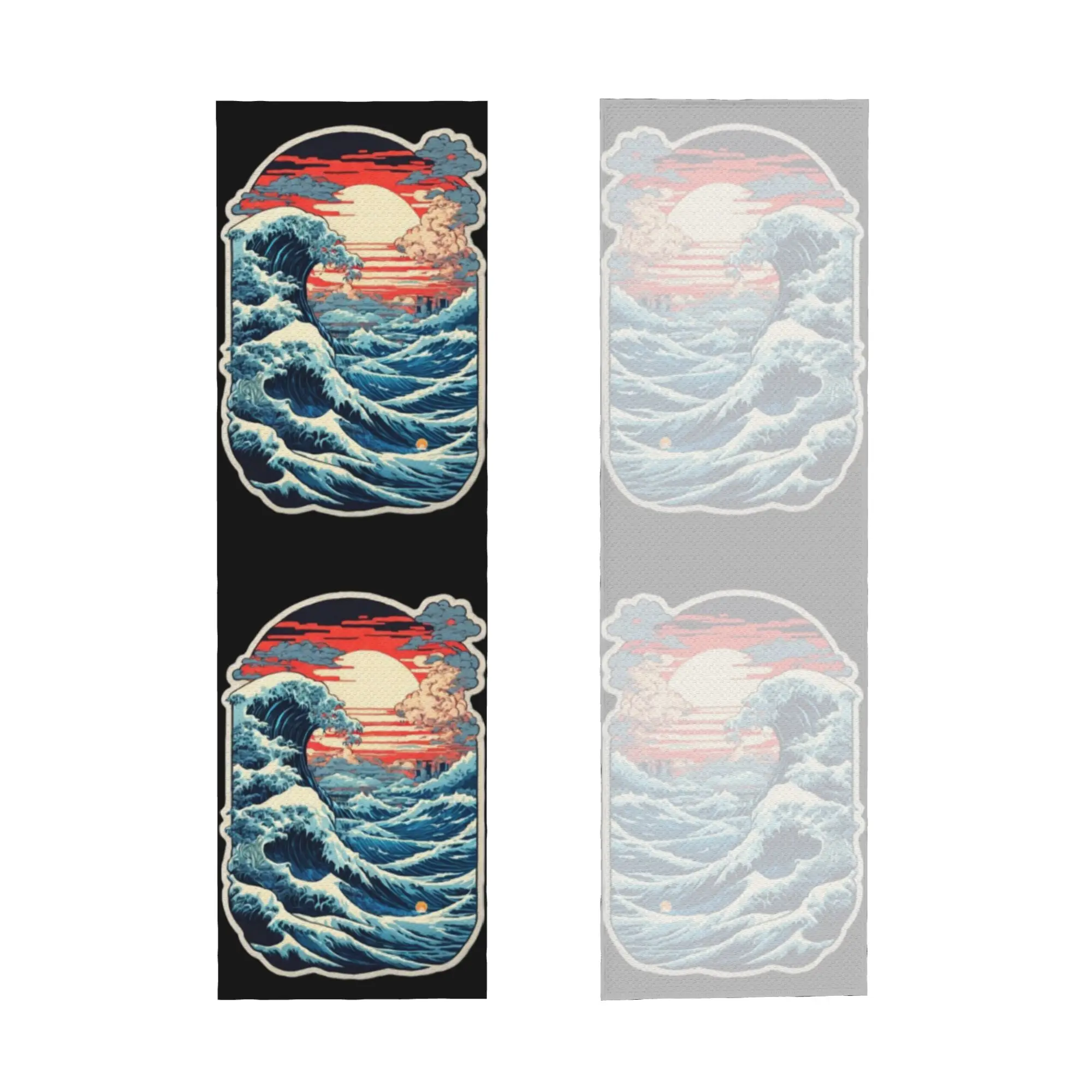The Great Wave off Kanagawa Cold Exercise Towel Face Towel Quick Dry  Bath Breathable Cold Towel