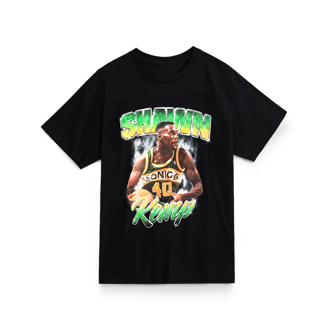 Shawn Kemp Men T-shirt Black Short Sleeve Sizes S to 5XL JJ4198