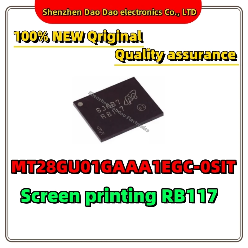 MT28GU01GAAA1EGC-0SIT Screen printing RB117 new original IC FLASH TBGA-64