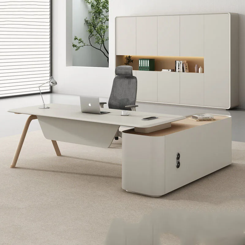 Standing Computer Office Desk Modern Study Wooden Gaming Drawer Luxury Design Office Desk Large Escrivaninha Home Furniture