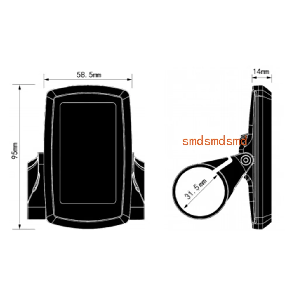 EBike Display Screen Meter YL80C 36V 48V 52V 5Pin Speed Control Panel for ENGWE Bike Fat Tire Controller Yolin Conversion Kit
