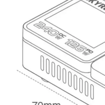 

SkyRC B6 neo Smart Charger DC 200W PD 80W LiPo Battery Balance Charger Compact 6S Charger Discharger