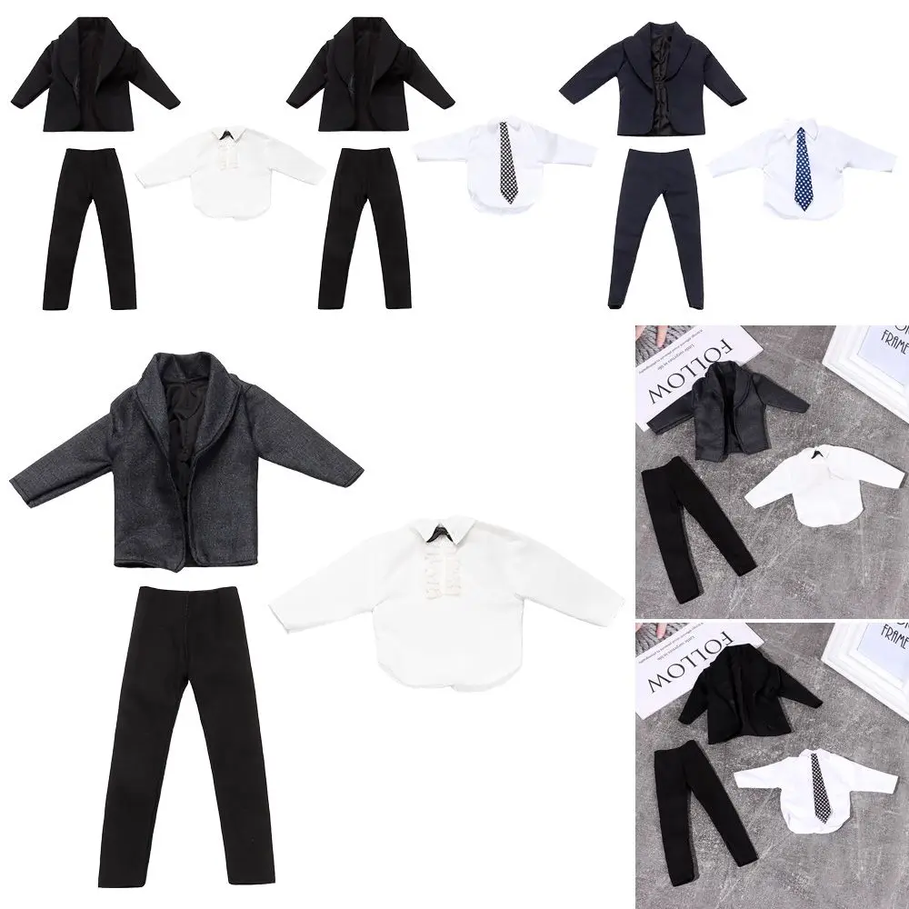 1 Set Vestiti per bambole Bambola maschile Abbigliamento quotidiano Pantaloni Abiti da completo Abbigliamento quotidiano 1/6 Vestiti per bambole Vestito casual per accessori per bambole da 30 cm