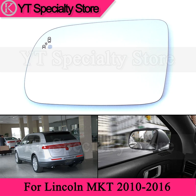 

Kamshing Outside Rearview Mirror Glass For Lincoln MKT 2010-2016 Side Rear View Mirror Lens