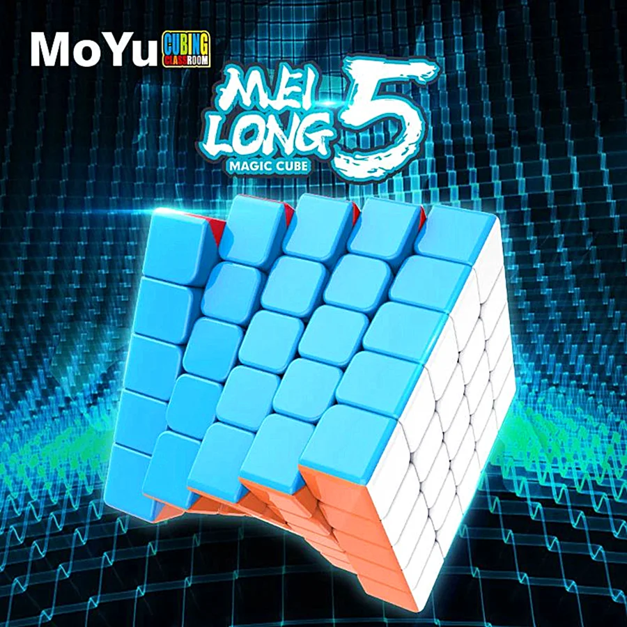 MOYU SpeedCube المهنية 2x2 3x3 4x4 5x5 المكعب السحري ستيكيرليس الألغاز هدية الأطفال التعليم المبكر اللعب Cubo Magico