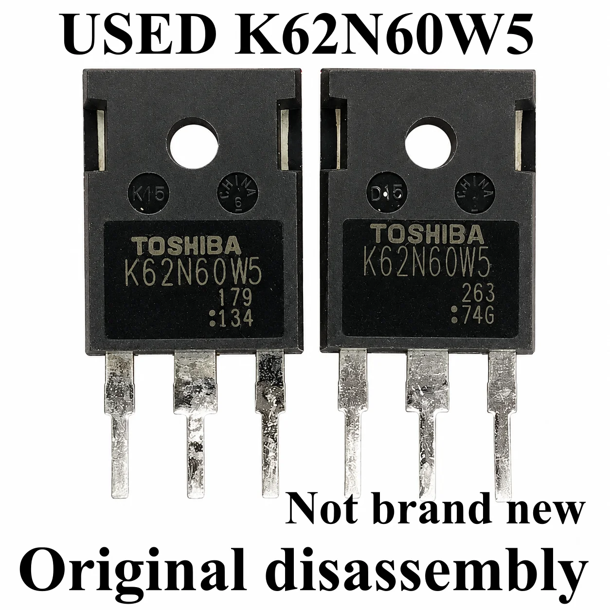 

5-10pcs 100% Original disassembly K62N60W5 K62N60W MOS TO-247 62A 600V