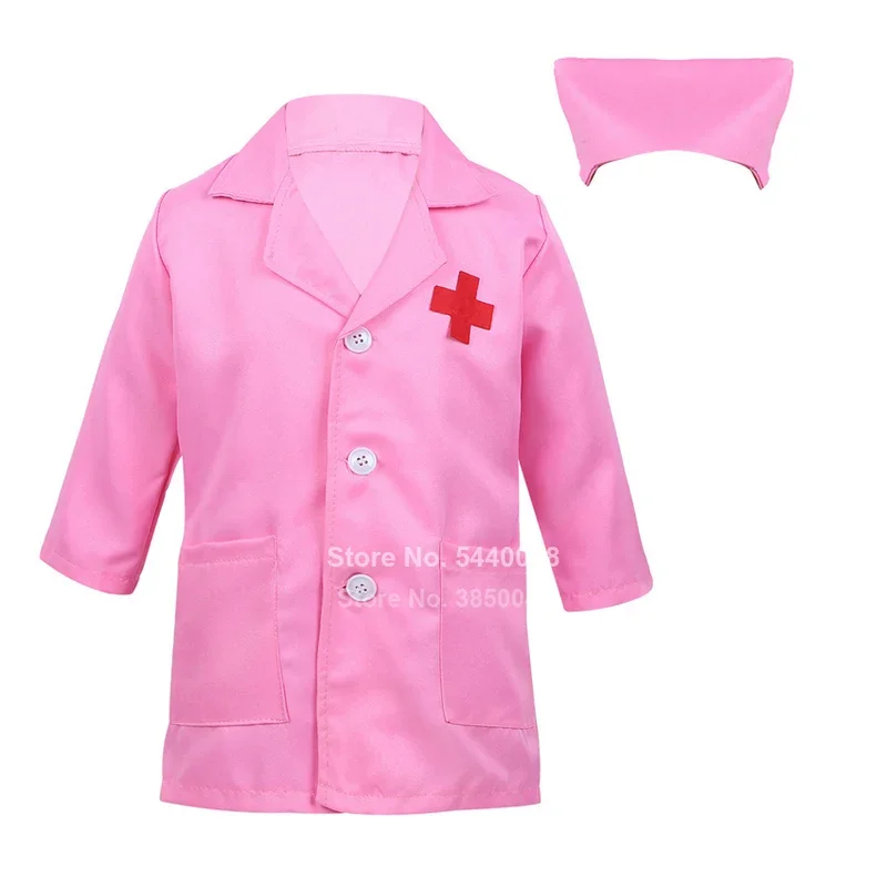 Kinderen Cosplay Kostuums Veterinair Spa Chirurgisch Uniform Voor Baby Boy Meisjes Met Simuleren Speelgoed Vroege Educatie Halloween Party Set