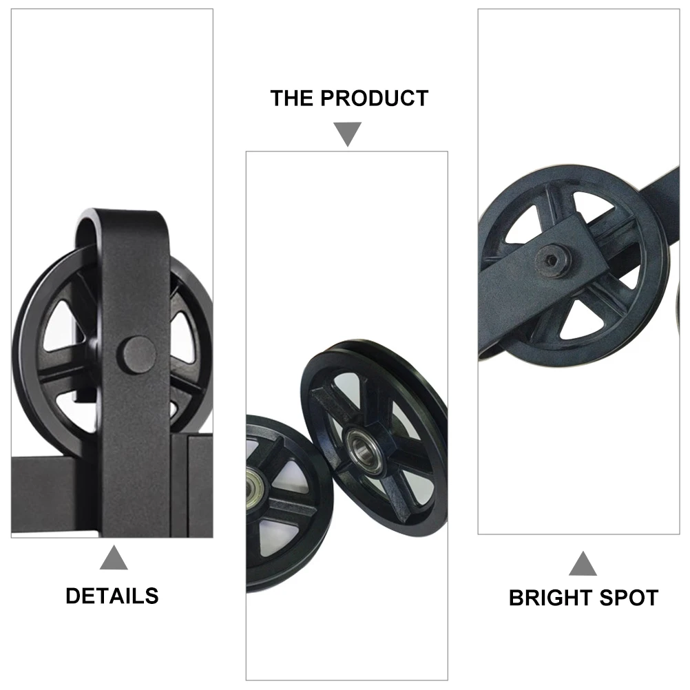 

1pc Barn Roller Pulley Wear-Resistant Hanging Rail Wheel Smooth Pulley For Door Durable Universal Door Wheel