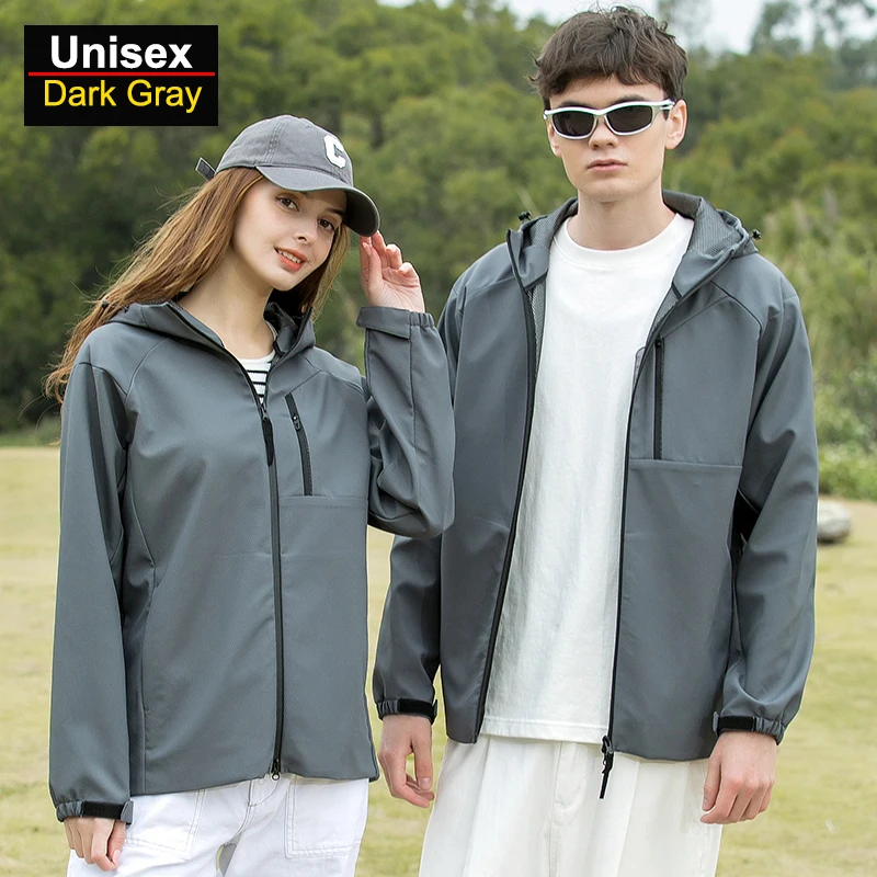 

Unisex's Waterproof Hiking Jacket Antifouling Windproof Windbreaker Camping Hunting Running Trekking Fishing Rain Coats