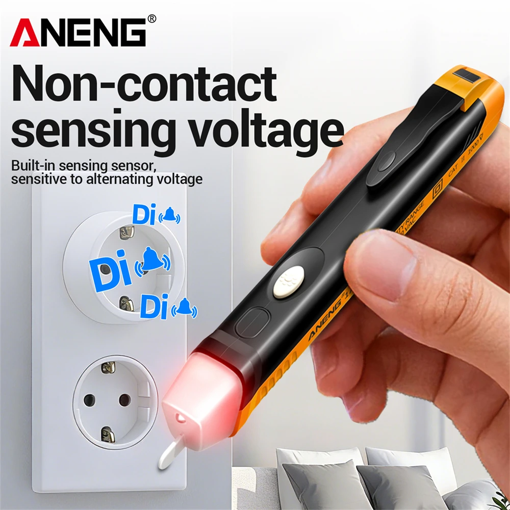 ANENG 1AC‑D Non‑Contact Voltage Detector Pen AC Voltage 90‑1000V NCV Circuit Break & Live‑Neutral Wire Tester for Electrician
