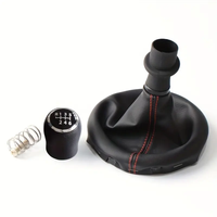 5/6 Speed Leather Boot Shift Knob Cover Replacement For Volkswagen Transport T5 T5.1 T6 GP 2003-2011 Car Interior Accessories