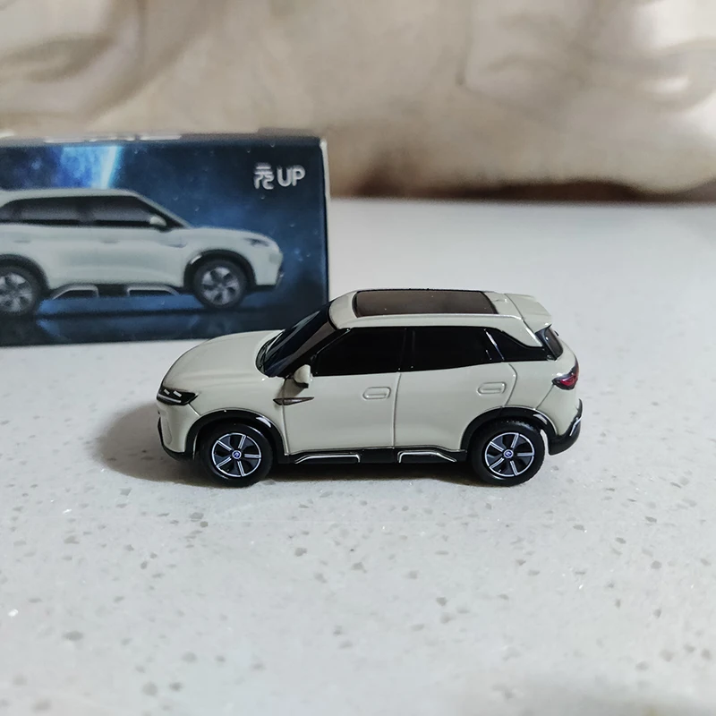 1:64 BYD YUAN UP Vehicle Alloy Car Model Diecast Toy Collectible Ornament Souvenir Toys Cars