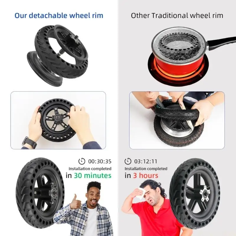 M5TC Split Rims Hub For Electric Scooter Easy Installation & Corrosions Resistant