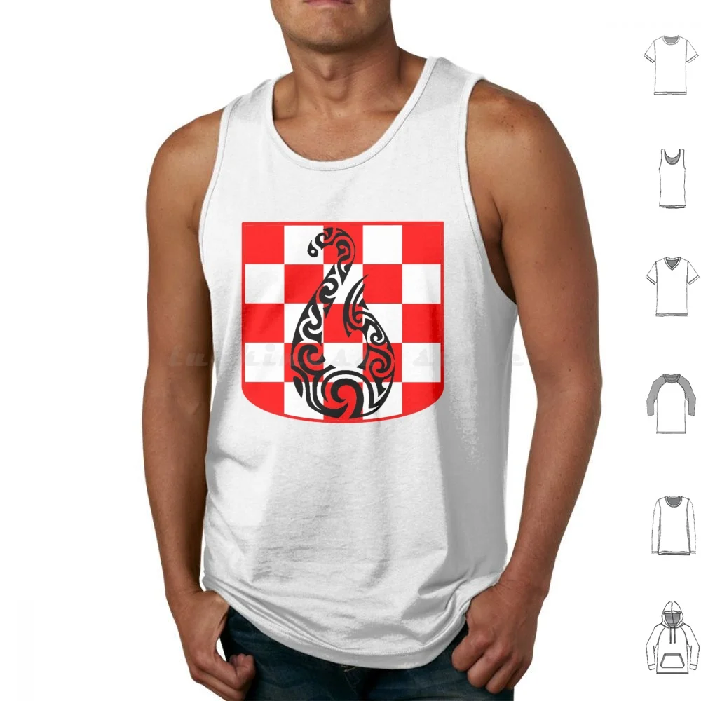 Tarara Nuova Zelanda Croata Couture Canotte Stampa Cotone Nuova Zelanda Rugby League Nrl Nz Rugby Nuova Zelanda Maori