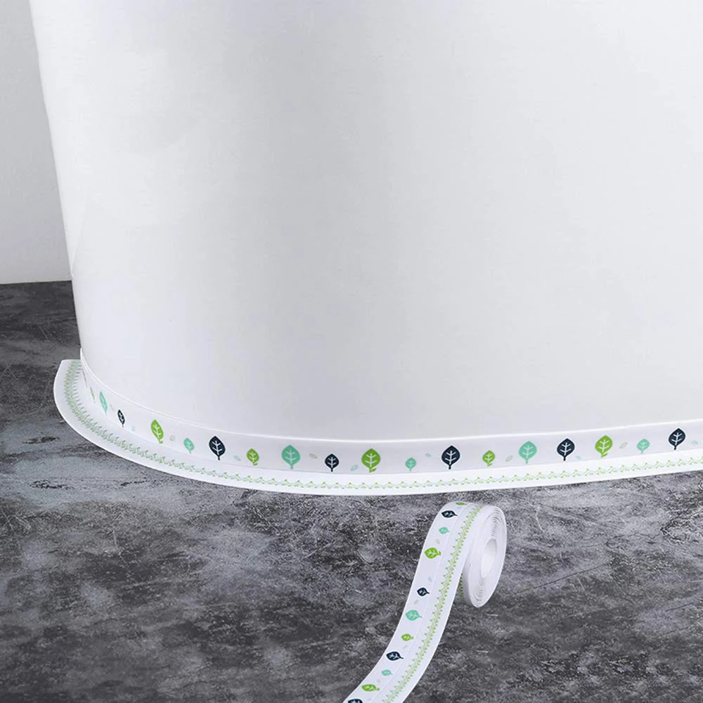 ABHI-Waterproof Tape Anti-Mildew Tape Cute Self Adhesive Sealing Caulk Strip Tape For Bathtub Kitchen Sink Toilet Wall Edge Prot