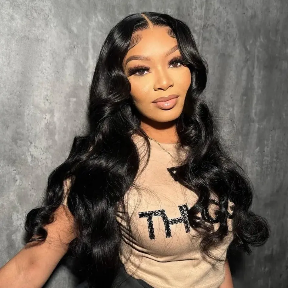 13x6 Hd Lace Frontal Wigs Body Wave Human Hair Wigs Pre Cut 5X5 Glueless Wig For Women Pre Plucked Brazilian 13x4 Lace Front Wig 30 40 Inch