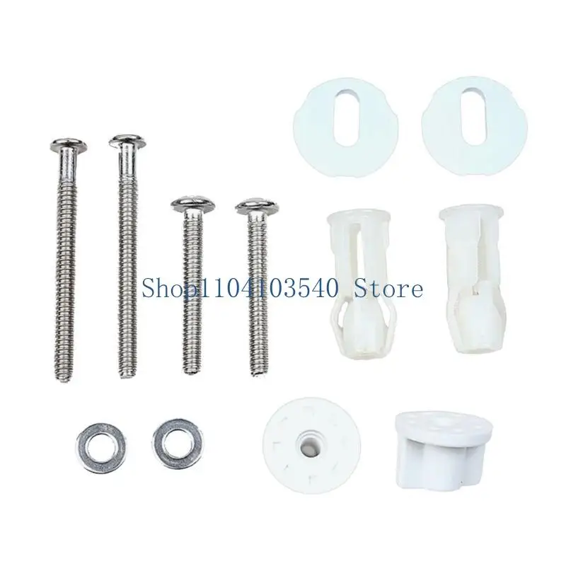 02DC Upgrades Toilet Seats Hinge Bolts Toilet Seats Fastener Quick Fix Screws Replacement set for Stable & Secure Installation