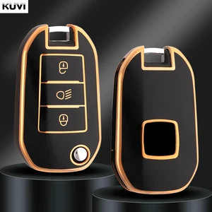 Nắp khóa xe TPU, Shell FOB, Peugeot 208, 308, 408, 508, 2008, 3008, 4008, 5008, Citroen C3, C4, Cactus, C6, C8, Phụ kiện 12 Bán hàng chính Roda Citroen C3 - №9