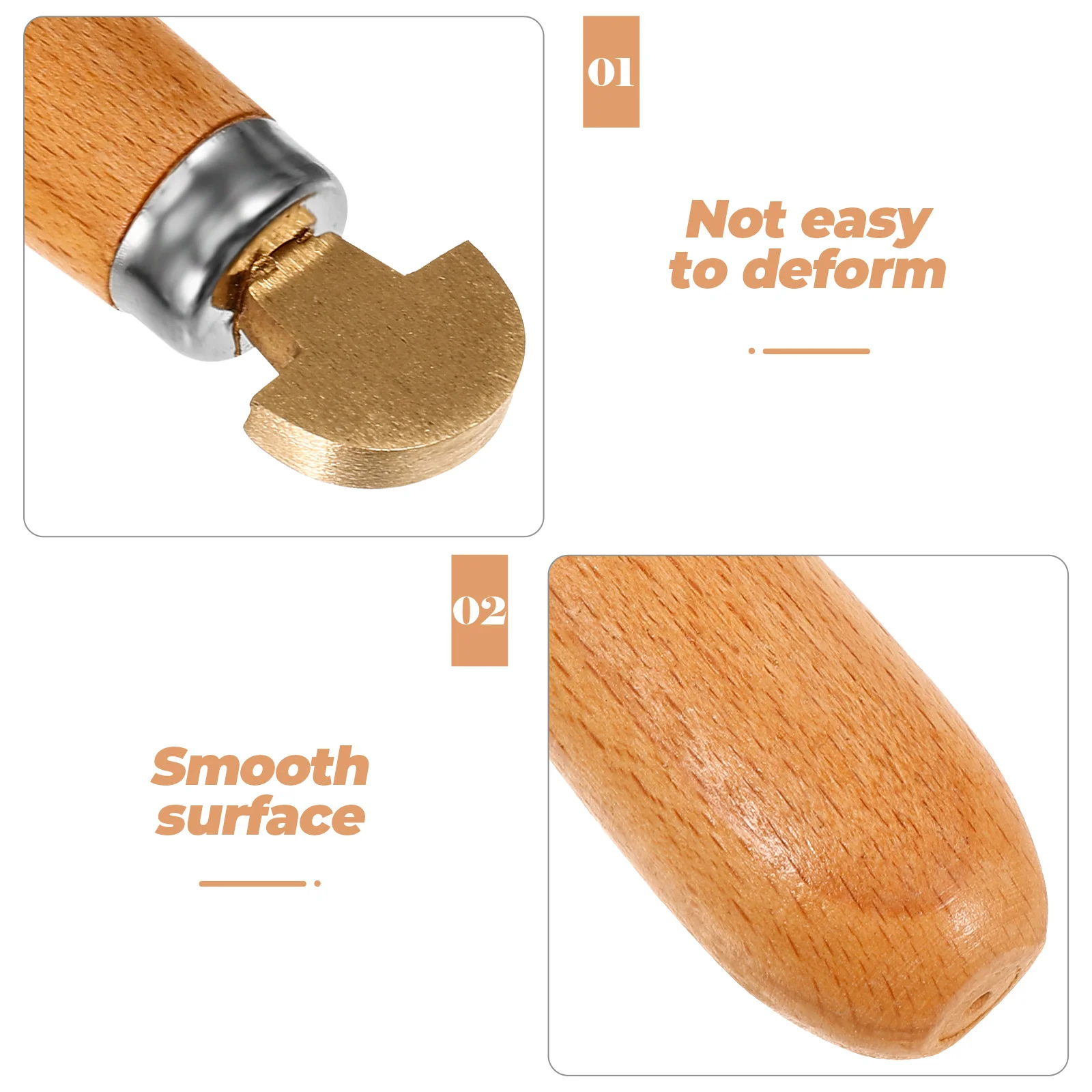 مجموعة أدوات نحت الخشب مع مقبض مريح شفرة فولاذية كربونية حادة للمبتدئين أعمال النجارة والنقش والنحت #1