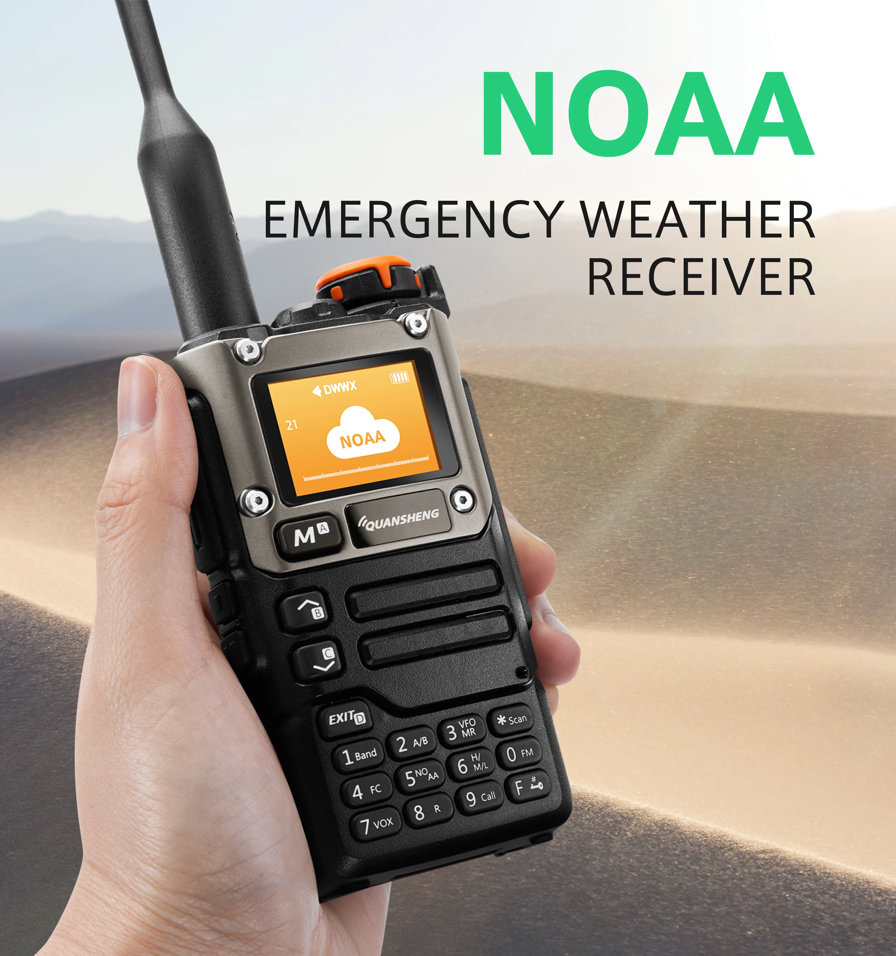 Quansheng UV-K5 (8) جهاز اتصال لاسلكي 5 وات شحن راديو هوائي UHF VHF DTMF FM تشويش إذاعي NOAA تردد لاسلكي اتجاهين راديو CB