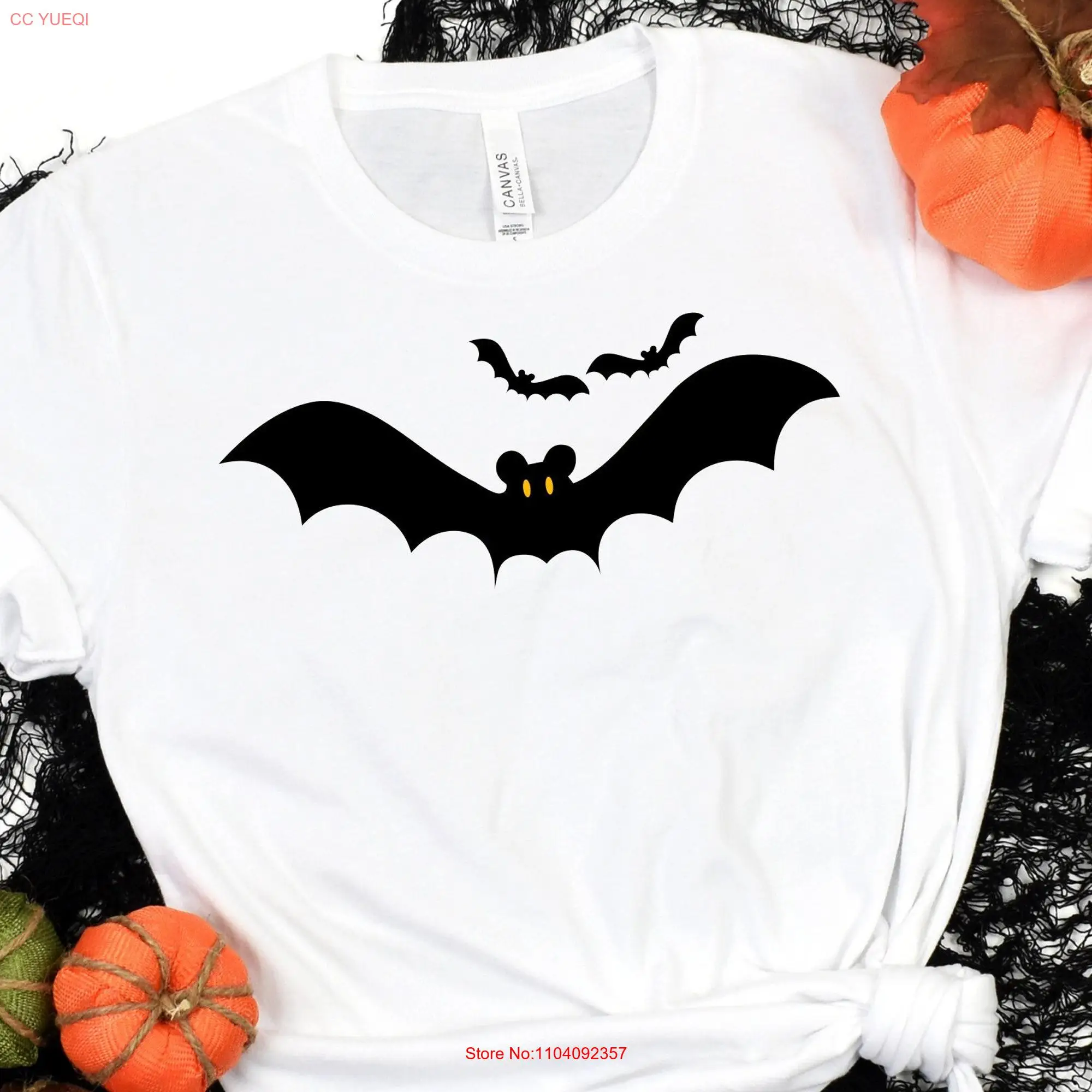 Bat T Shirt boys girl Cute boy Classic halloween Bats long or short sleeves