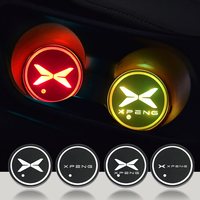 Car Water Cup Bottle Lamp Auto Holder Mat Pad Luminous Coaster Light For XPeng Xiaopeng G3 G3i G6 G9 P5 P7 P7i X9