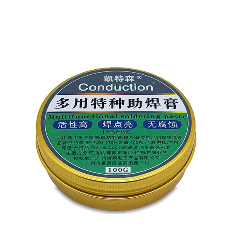 Imagem -04 - Multifuncional Alumínio Brazing Flux Safe Solder Flux Quick Welding Paste Aço Inoxidável 18650 Bateria