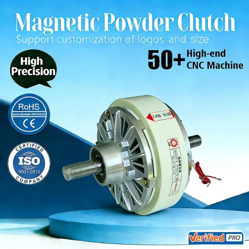 High Torque Magnetic Powder Clutch 5kg - Energy Efficient Steel Clutch for Small Engine CE Certified, OEM