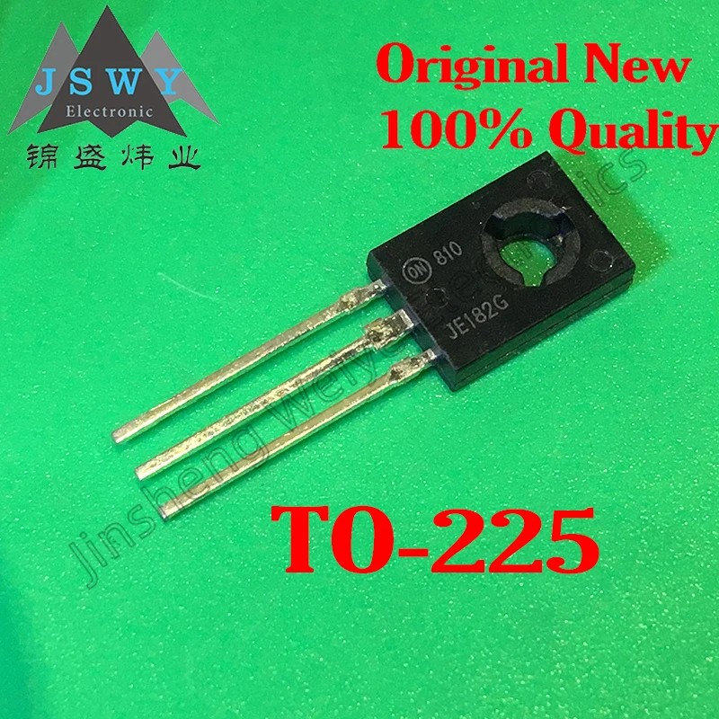 20PCS MJE172 MJE182 JE172G JE182G 172 182 100% brand new power amplifier tube electronic straight plug TO-225 Free shipping