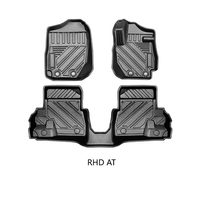 3 D TPE LHD D Floor Car Mat For Suzuki Jimny 2019-2022 JB 74 64 Car Foot Pad Black Floor Liner Surrounded Carpet 4 x 4