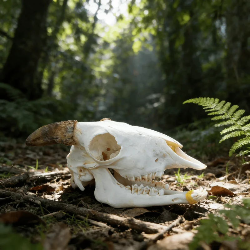 1 PC Real Skull Crafts sheep Skull for DIY Decorative Collection Educational Taxidermy Teaching Model Display