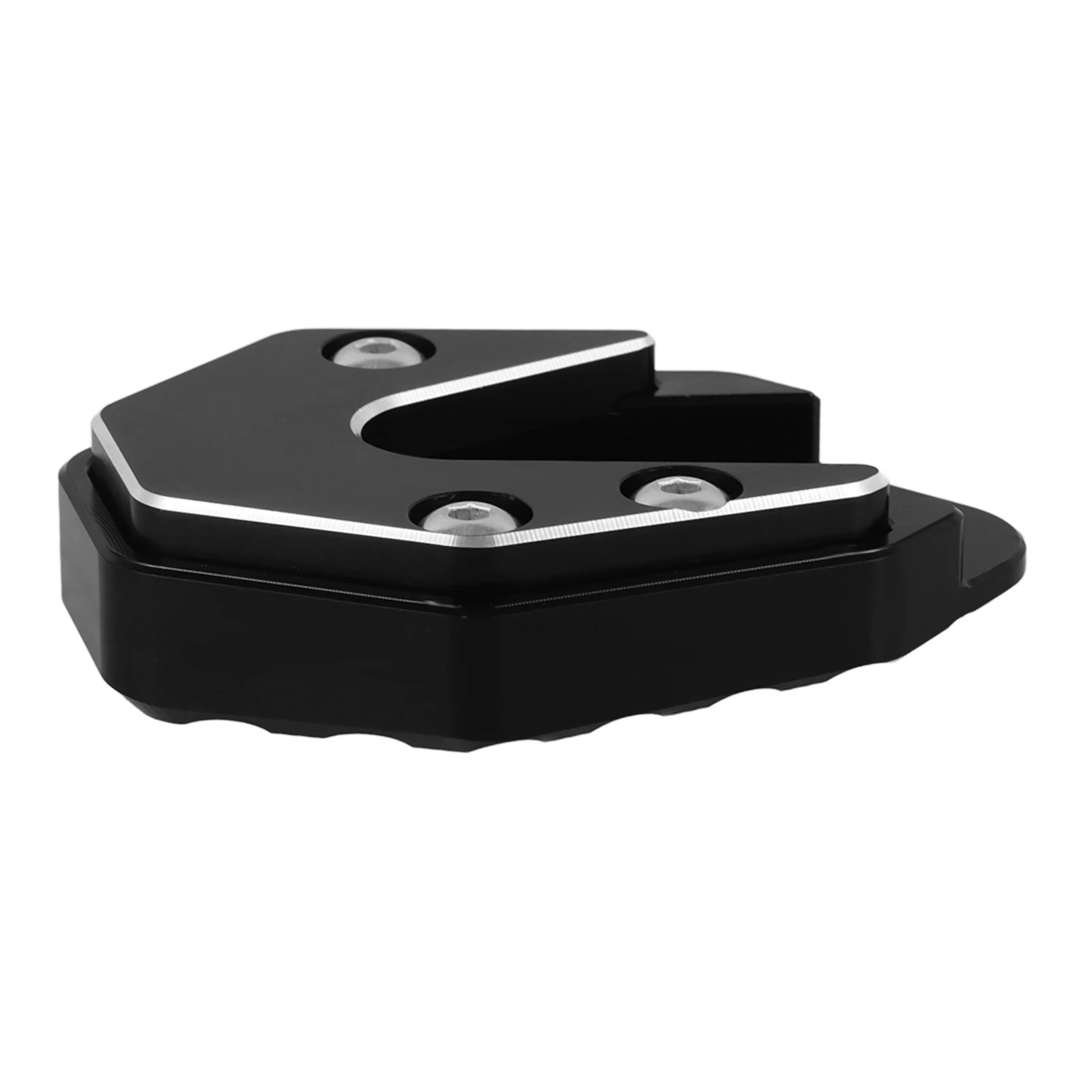 

Kickstand Pad Motorcycle Parking Side Stand Pads Replacement Parts Antislip Grip Mats Accessories Large Support Plate Durable