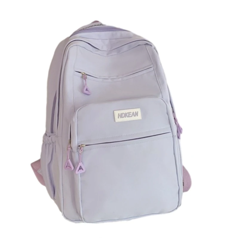 Mochila escolar moderna prática para mulheres Mochila náilon para estudantes Bolsa escolar para laptop Bolsas livros