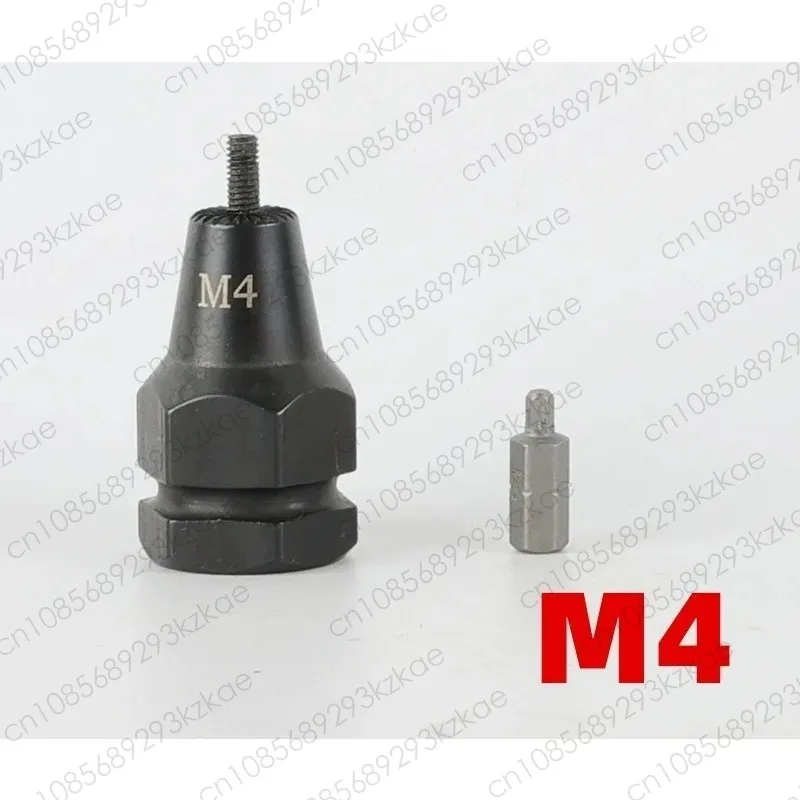 Cordless Lithium Electric Blind Rivet Nut Gun M3-M10 - Multifunctional Automatic Riveting Press Tool for Various Nuts Installati