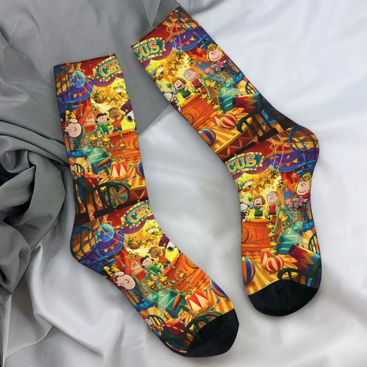 Japan Cartoon Peanuts Snoopy Charlie Sally Woodstock Socks Funny Stockings Men Medium Soft Sports Socks Winter Non Slip Socks