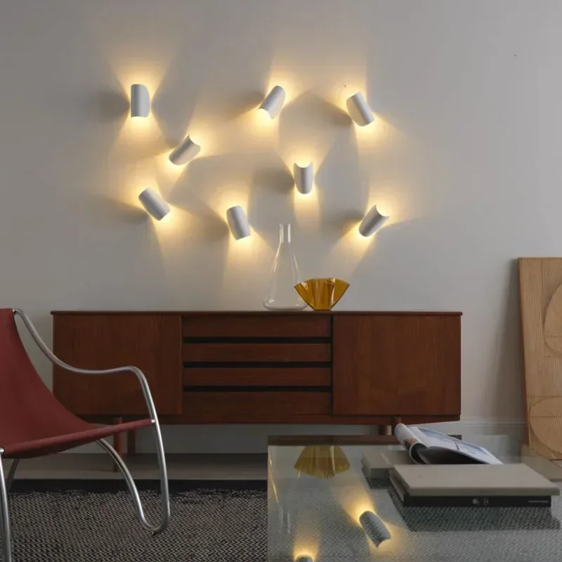Modern Simplicity Wall Lamps Metal Lighting Fixture Art Home Decoration LED Chandeliers for Living Room Bedside Hotel Exhibition
