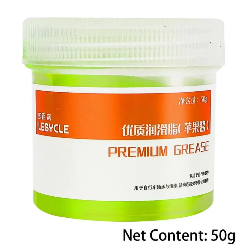 50g Bicycle Grease Green Applesauce Bearing Grease Hub Lubricants Oil Lubricant Lube Lipid Elements For Shimano