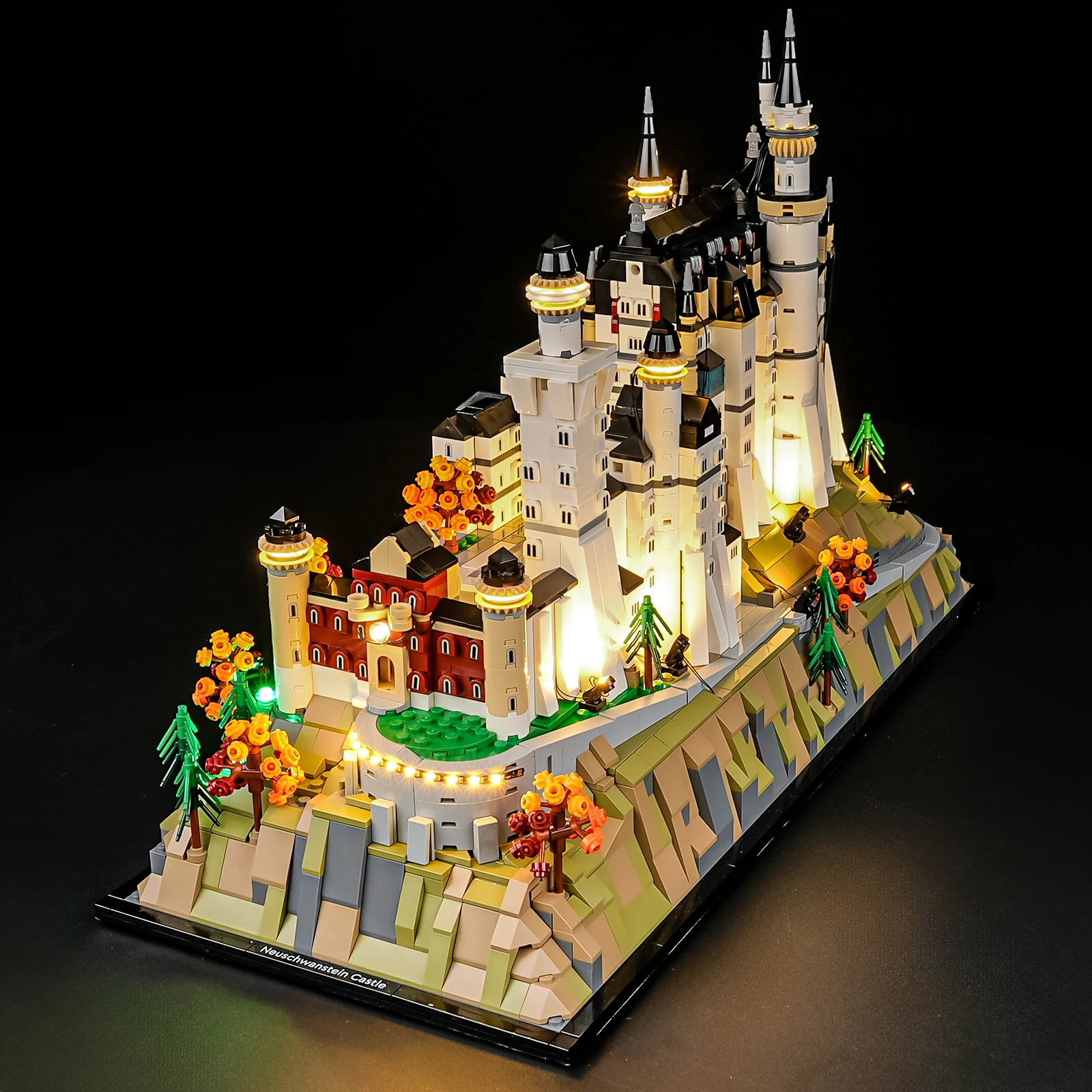 HPROSPER 5V LED Light (sem modelo) para Lego Architecture Neuschwanstein Castle 21063 Lâmpada decorativa com caixa de bateria